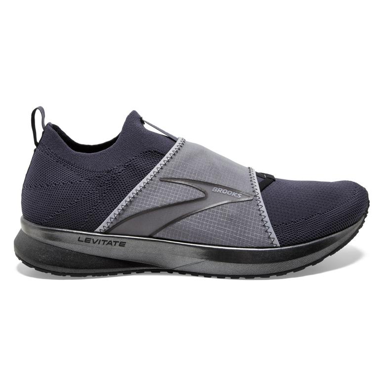 Brooks Levitate 4 LE Men's Road Running Shoes - Grey/Black/Tradewinds (50729-PCSB)